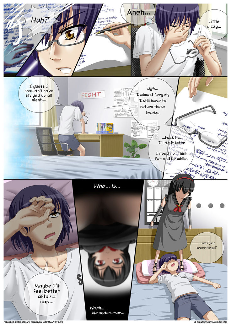 Demonic Exam: Maya's Shrunken Mortal