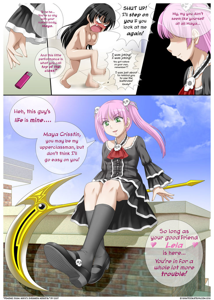 Demonic Exam: Maya's Shrunken Mortal