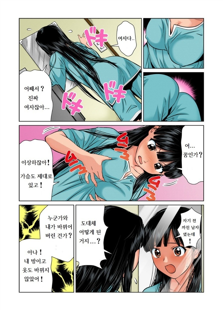 Nyotaika shita ore no karada ga ero sugite hanpanee