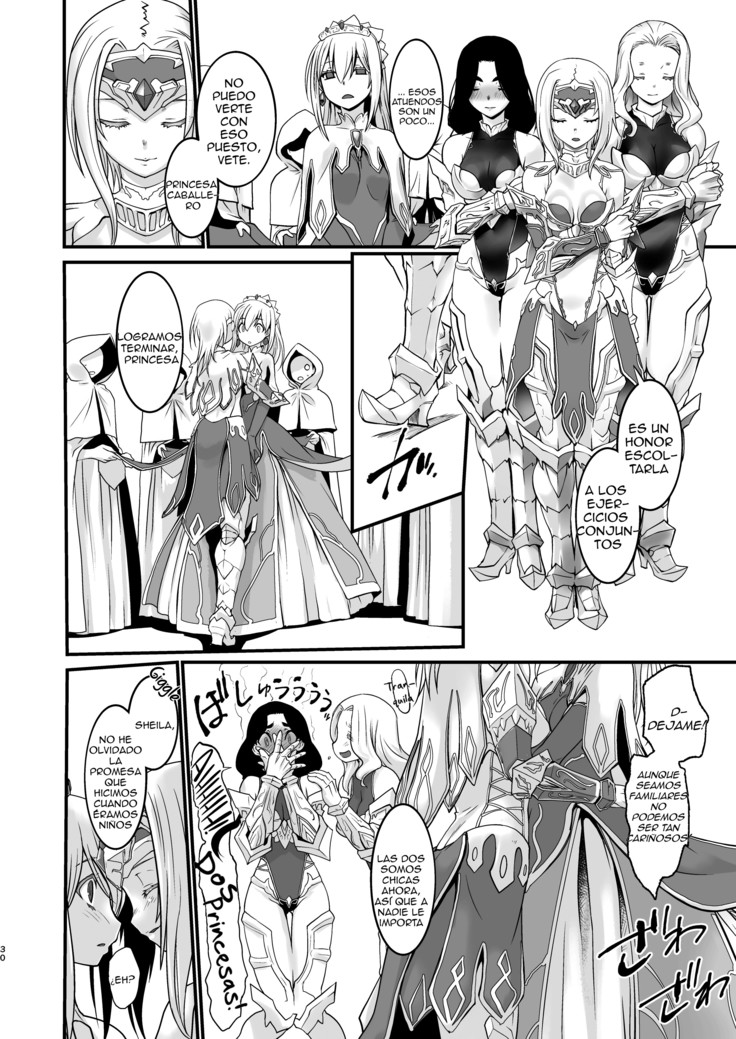 Kishi Danchou Kairakusu Kakute Kishi Danchou Hime Kishi To Naru Ch. 4 | Así el caballero comandante se volvió la princesa caballero