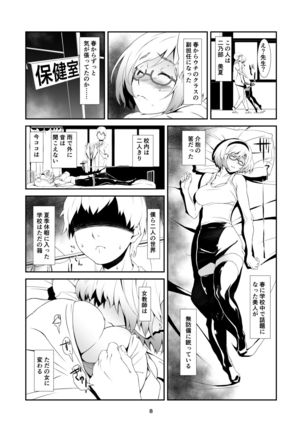 Natsu ni Yakareru, Onna Kyoushi Page #8