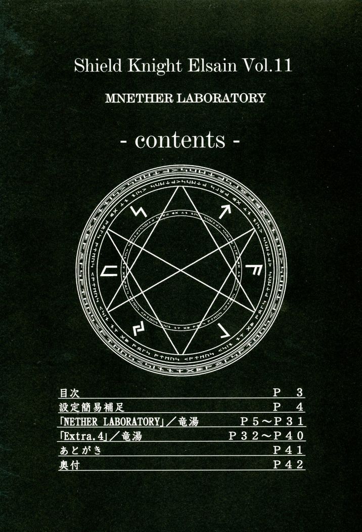 Shield Knight Elsain Vol.11 "NETHER LABORATORY"