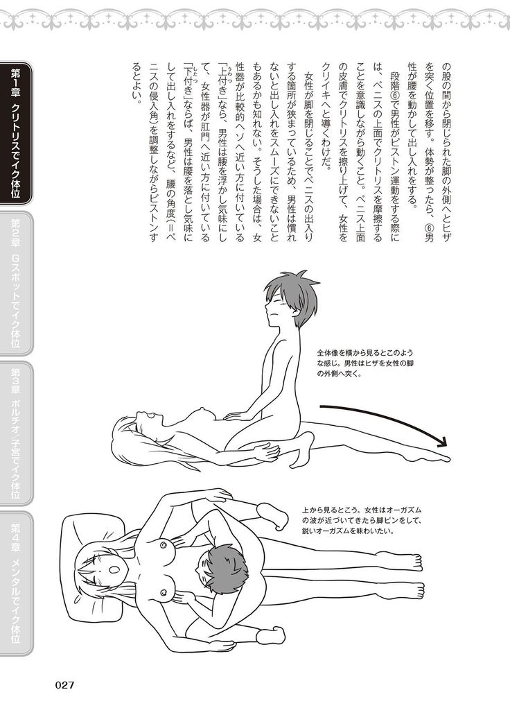女性が必ずイク体位・オーガズム48手 完全マニュアル イラスト版 ……せくポジ48！