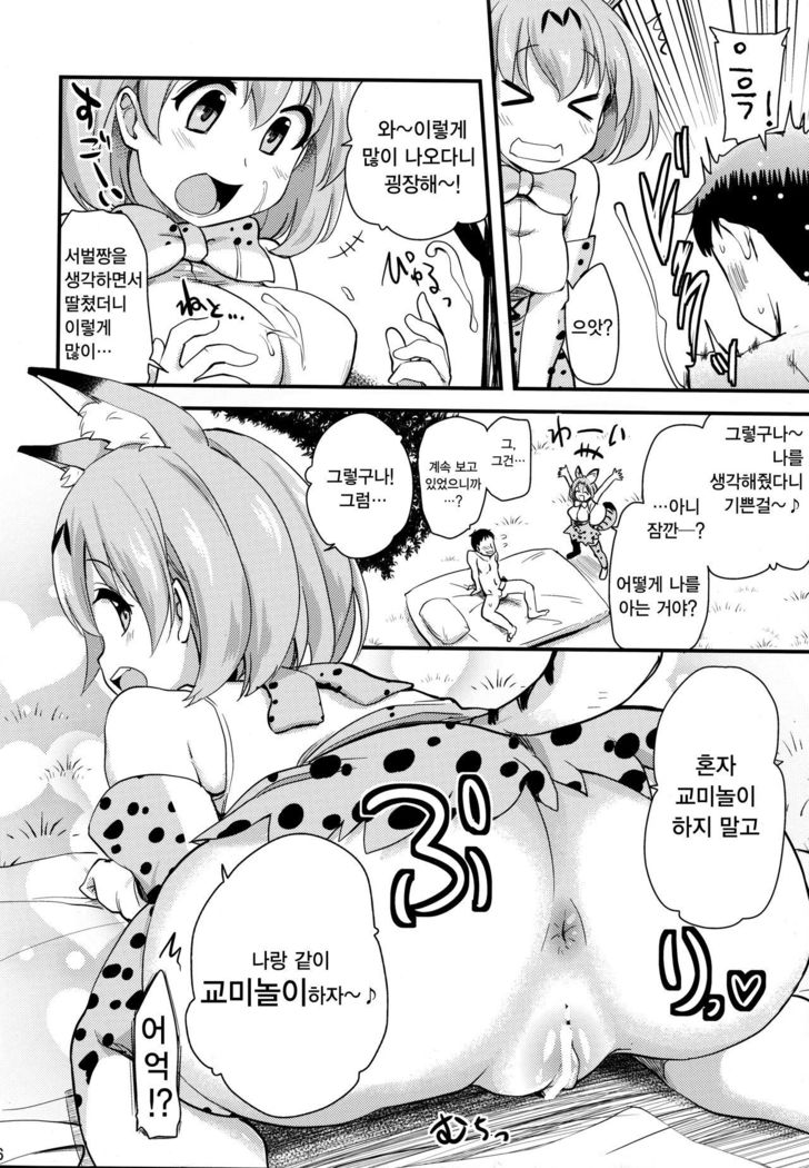 Sugoi! Anata wa Hitori Koubi Gokko ga Tokui na Friends Nanda ne - Serval-chan ni, "Hanshoku no Tame no Koubi" ja nai, Kimochiyoku Naru Tame no "Namahame Sex" Oshieteageru Hanashi.