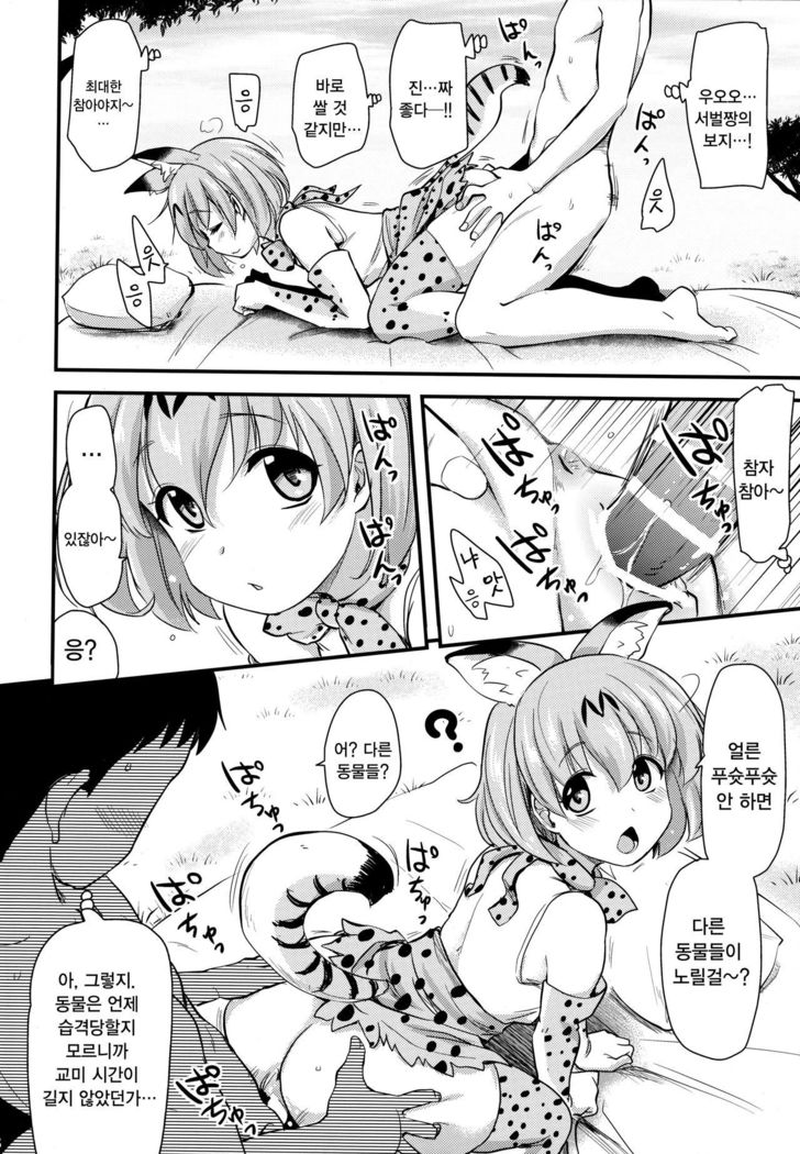 Sugoi! Anata wa Hitori Koubi Gokko ga Tokui na Friends Nanda ne - Serval-chan ni, "Hanshoku no Tame no Koubi" ja nai, Kimochiyoku Naru Tame no "Namahame Sex" Oshieteageru Hanashi.