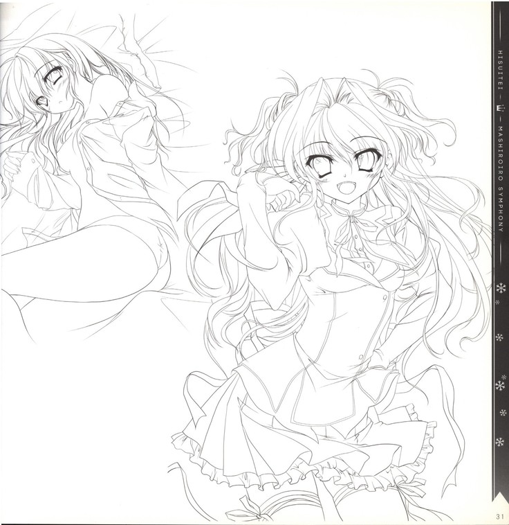 Mashiro-Iro Symphony illustration art book