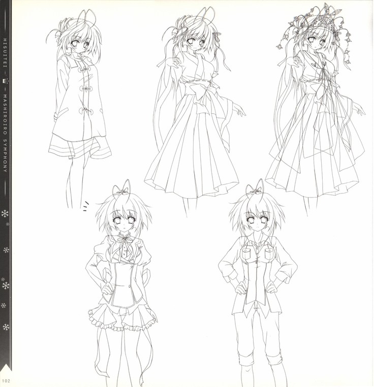 Mashiro-Iro Symphony illustration art book