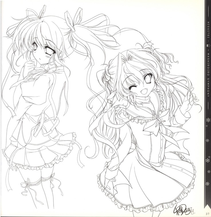 Mashiro-Iro Symphony illustration art book