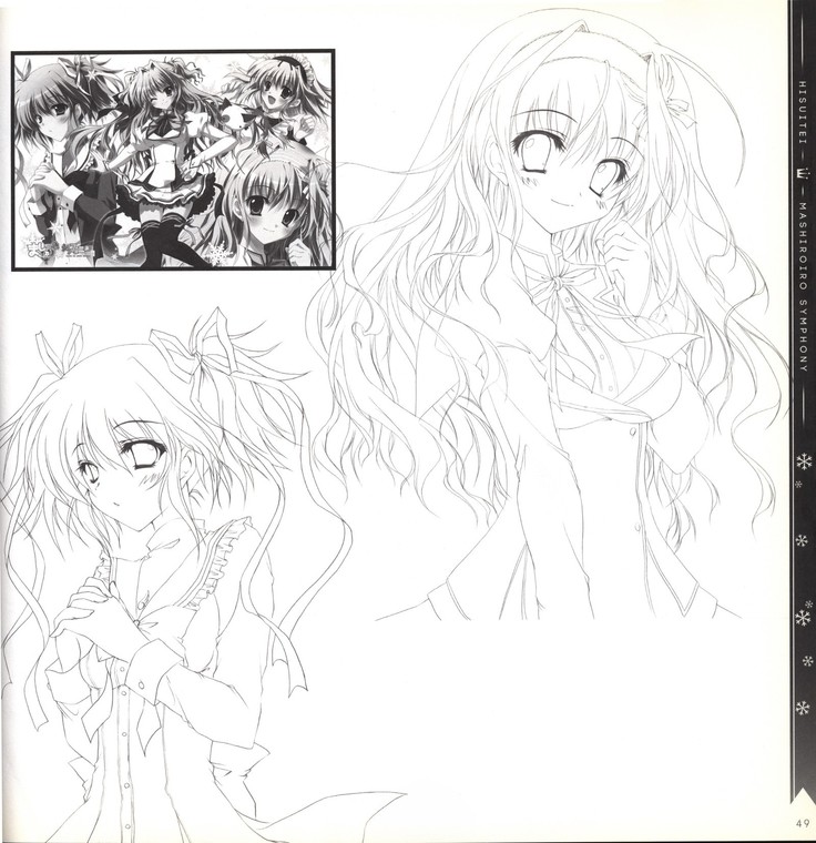 Mashiro-Iro Symphony illustration art book