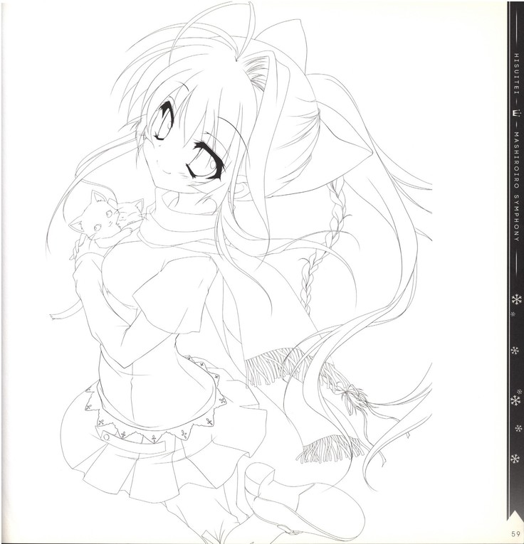 Mashiro-Iro Symphony illustration art book