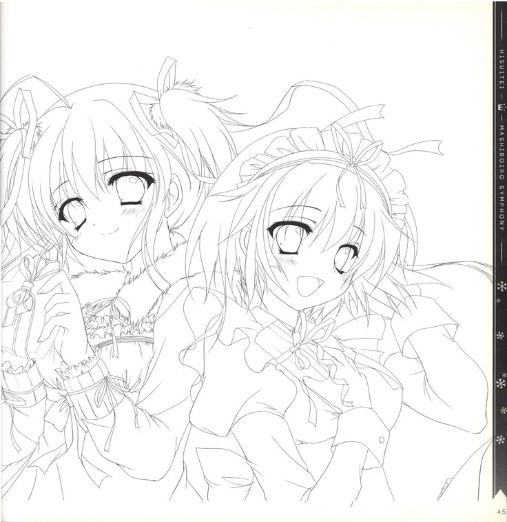 Mashiro-Iro Symphony illustration art book