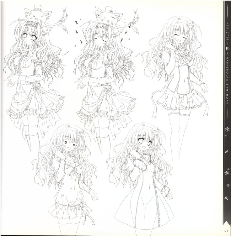 Mashiro-Iro Symphony illustration art book