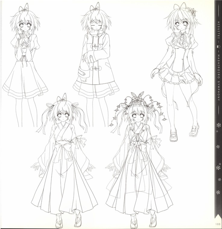 Mashiro-Iro Symphony illustration art book