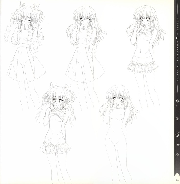 Mashiro-Iro Symphony illustration art book