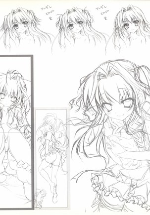 Mashiro-Iro Symphony illustration art book Page #158