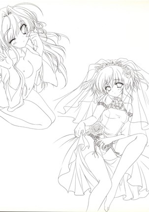 Mashiro-Iro Symphony illustration art book Page #33