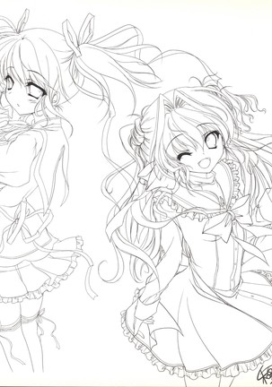 Mashiro-Iro Symphony illustration art book Page #37