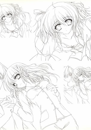 Mashiro-Iro Symphony illustration art book Page #126