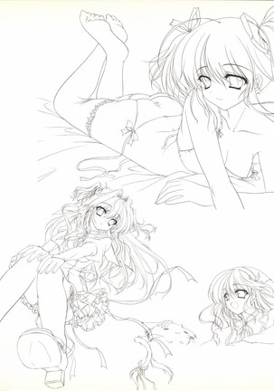 Mashiro-Iro Symphony illustration art book Page #36