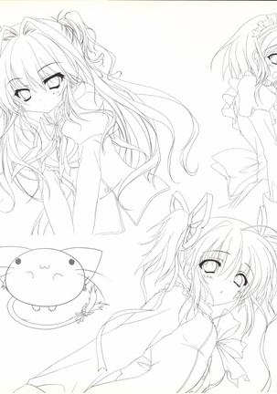 Mashiro-Iro Symphony illustration art book Page #54