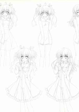 Mashiro-Iro Symphony illustration art book Page #78