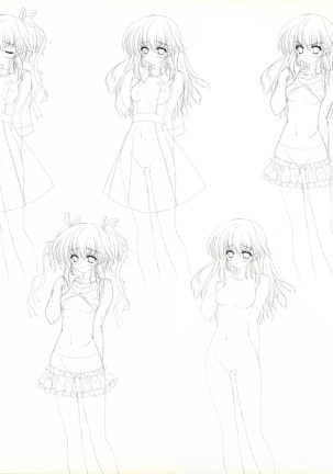 Mashiro-Iro Symphony illustration art book Page #77