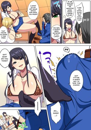 Ore no Dekachin ga Bakunyuu Bitch Gal-tachi ni Sakusei Saremakuru!! | My Big Cock Is Getting Squeezed By Huge Breasted Bitch Gals!! Page #10
