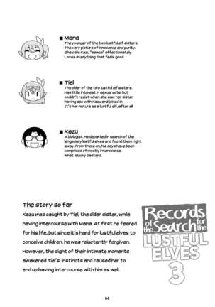 Sukebe Elf Tanbouki 3 | Records of the Search for the Lustful Elves 3 Page #4