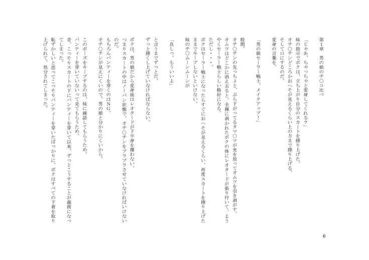 男の娘セーラー戦士W