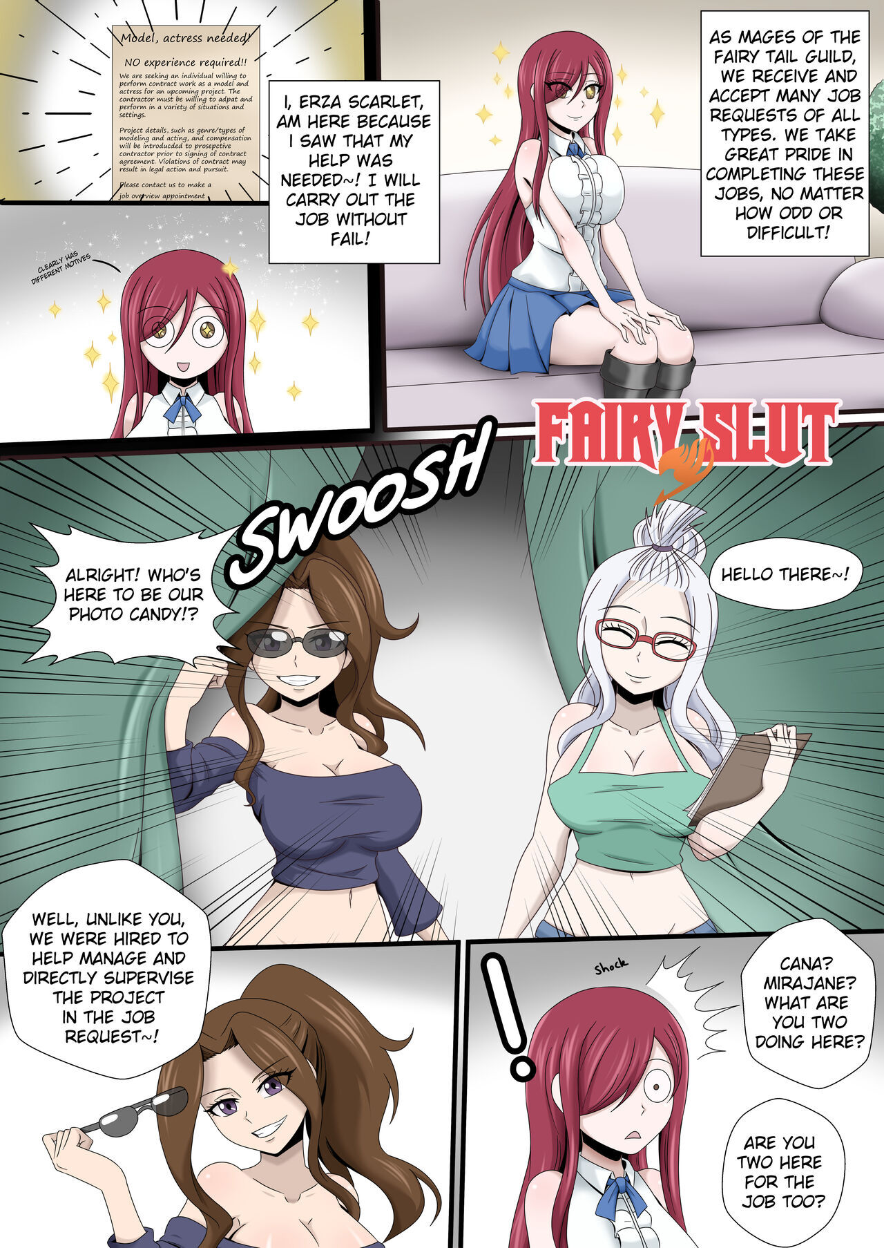 Erotic Fairy Tale Sex Cartoon - Fairy Slut: A Fairy Tail Doujin by GGC - English - Fairy Tail Hentai
