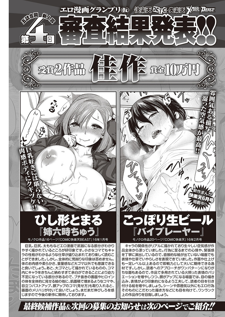 COMIC Kairakuten Beast 2016-06