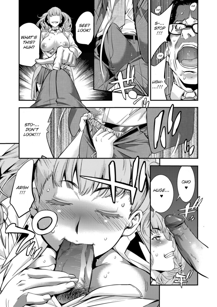 A Highschooler Bitch Gyaru's Incestuous Sex With Her Father Angry At Her For Prostituting Herself
