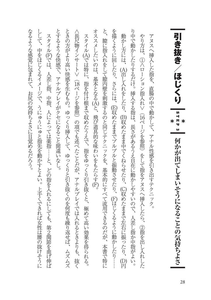 アナル性感開発・お尻エッチ 完全マニュアル