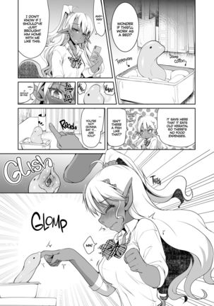 JK Dark Elf Shokushu o Kau! | Dark Elf Schoolgirl Raises Tentacles - Page 5