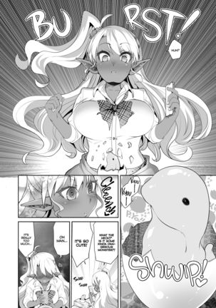 JK Dark Elf Shokushu o Kau! | Dark Elf Schoolgirl Raises Tentacles - Page 4