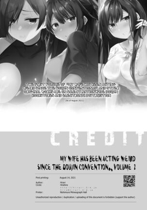 Doujin Event no Shucchou Henshuubu ni Itta Hi kara Tsuma no Yousu ga... 2 | My Wife Has Been Acting Weird Since the Doujin Convention…2 Page #58