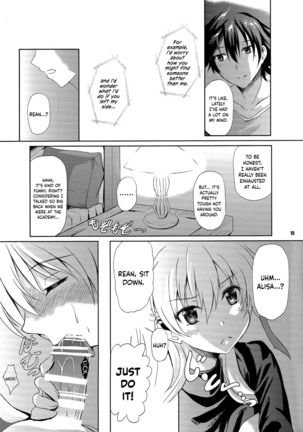 Haiiro no Kishi no Ichiban Amai Kyuujitsu Page #15
