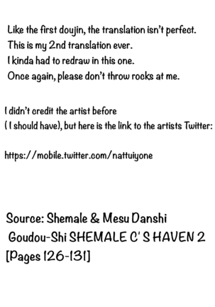 Shemale & Mesu Danshi Goudou-Shi SHEMALE C' S HAVEN 2 Page #7