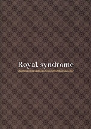 Royal syndrome Page #27