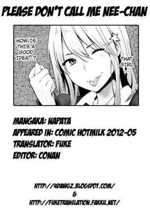 Please Don't Call Me Nee-chan Page #27