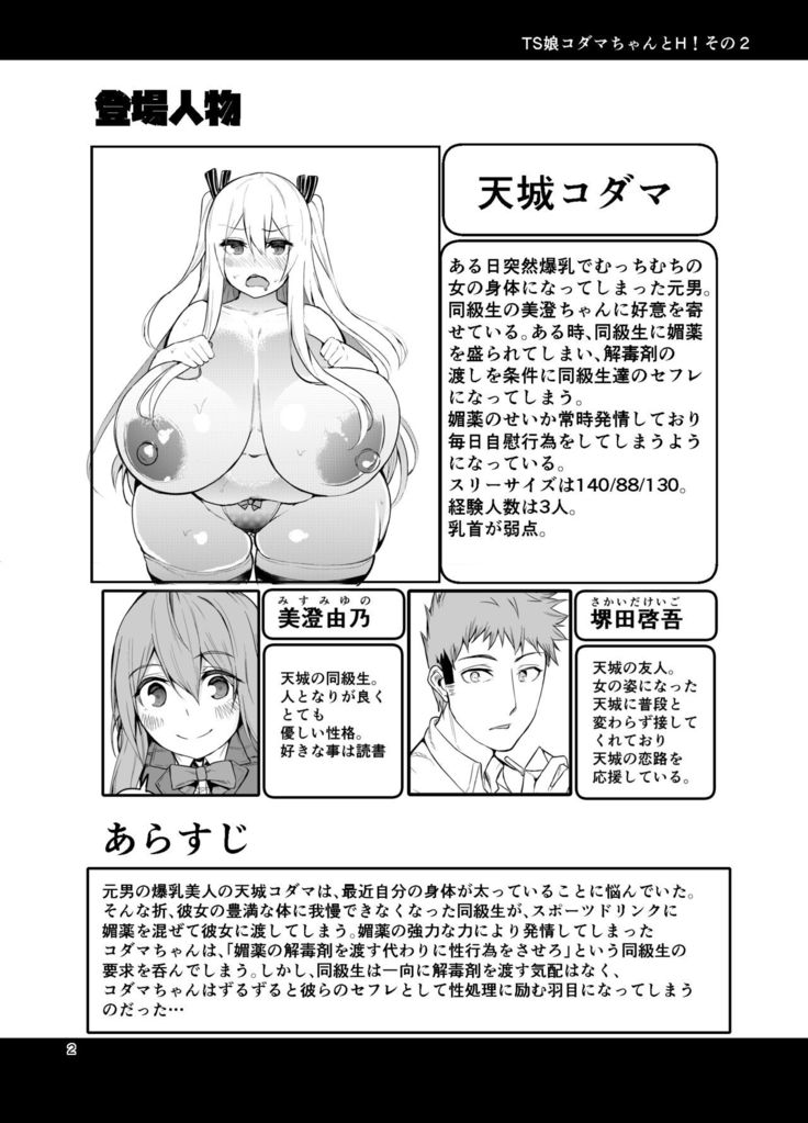 TS Musume Kodama-chan to H! Sono 2