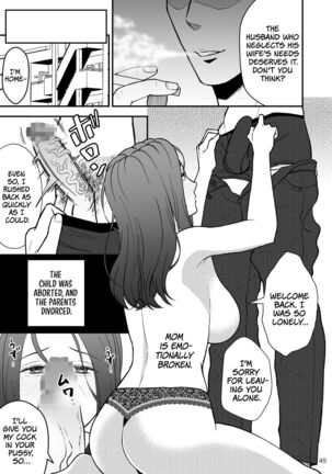 Sabishii Haha no Nagusamekata ~ Watashi o Onaho ni Shite Kudasai 2 | How to Comfort a Lonely Mother – Please Make Me Your Onahole 2 Page #46