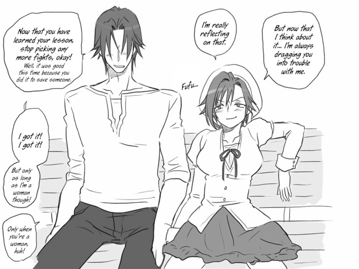 Seitenkango, Shinyuu to | After I got genderbend, my friend and I...