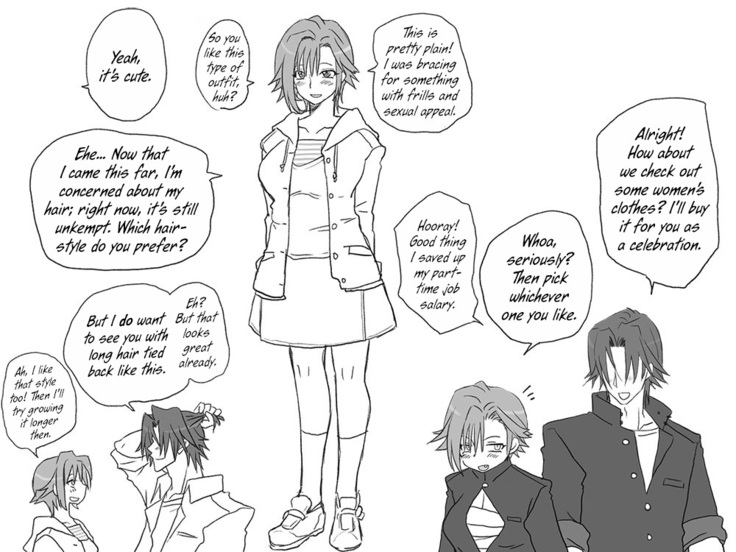 Seitenkango, Shinyuu to | After I got genderbend, my friend and I...