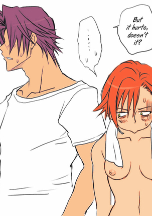Seitenkango, Shinyuu to | After I got genderbend, my friend and I... Page #58