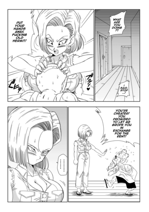 Android 18 vs Master Roshi (uncensored)
