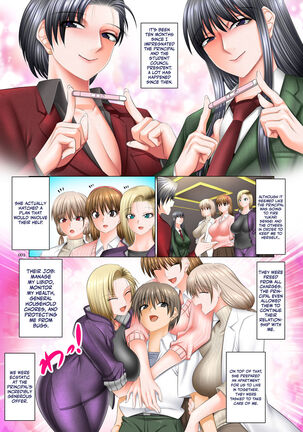 Boku Igai Inpo no Sekai 5 Harem Dousei Seikatsu Hen | A World Where All Men But Me Are Impotent 5 - Harem Edition Page #4