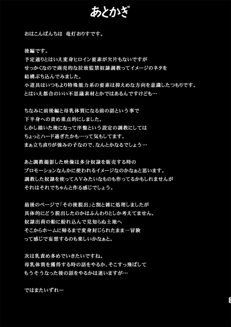Raygis Valicess Elsain Hajigyaku no Reigokutou Kouhen