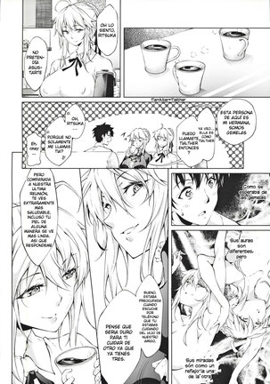 Pendra Shimai no Seijijou | La situacion sexual con las gemelas Pendragon Page #6