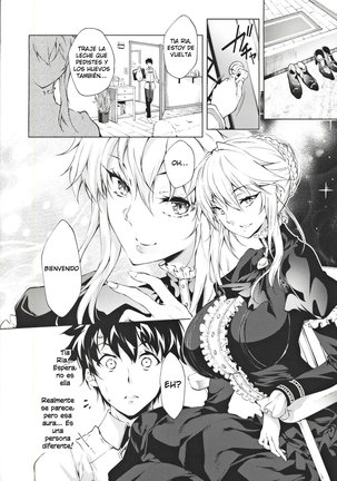 Pendra Shimai no Seijijou | La situacion sexual con las gemelas Pendragon - Page 4